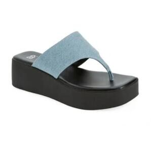 BP Womens Nordstrom Timmie Platform Thong Sandals Size 7 - New